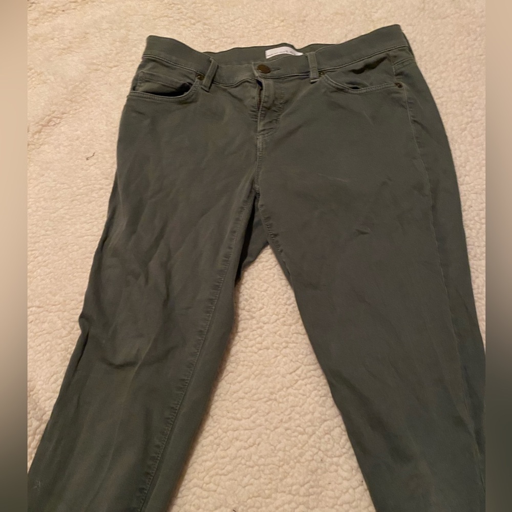 Loft Green Skinny Jeans